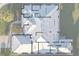 Overhead schematic showing layout of home; including bedrooms, living room, kitchen and garage at 664 Silk Oak Dr, Venice, FL 34293