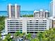 Beautiful waterfront condominiums offer stunning views of the bay and ample parking at 755 S Palm Avenue # 604, Sarasota, FL 34236