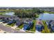 A beautiful two-story home with a two car garage, a well-manicured lawn and gorgeous landscaping sits on a cul-de-sac at 8918 Waxwing Way, Parrish, FL 34219