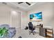 Office with decor and TV at 10230 Highland Park Pl, Palmetto, FL 34221