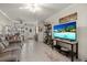 Spacious living room with an open layout featuring natural lighting and contemporary decor at 1536 Leisure Dr # N4, Bradenton, FL 34207