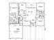 Detailed floor plan showcasing the layout of the home, including room dimensions at 1541 Music Ln, North Port, FL 34286
