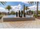 Community splash pad featuring modern rock features and a covered gazebo seating area at 1570 Ludington Ave, Wesley Chapel, FL 33543