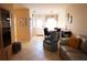 Open living space with a dining area, comfortable seating, and neutral decor at 1838 Sunny Dr # D35, Bradenton, FL 34207