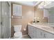 Elegant bathroom with updated vanity and modern fixtures at 3328 Dartmouth Ln # 1012, Sarasota, FL 34239