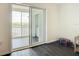 Balcony access next to laundry with views of the water at 3821 Lake Bayshore Dr # H-507, Bradenton, FL 34205