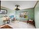 Bright office features modern decor, a decorative lamp, and natural light at 5500 Longwood Run Blvd # 201, Sarasota, FL 34243