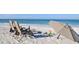 Enjoy a relaxing day at the beach with beach chairs and umbrella at 8504 Woodbriar Dr, Sarasota, FL 34238