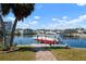 Home with a private dock and boat lift at 9619 Valencia Cv, Bradenton, FL 34210