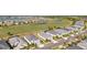 Beautiful aerial shot overlooking golf course and lovely homes surrounded by green spaces and water at 15916 Sugar Hill Dr, Punta Gorda, FL 33982