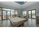 Community game room features a pool table, seating, and access to the outdoor pool area at 16734 Collingtree Xing, Lakewood Ranch, FL 34202