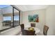 Cozy breakfast nook with beautiful water view at 2020 Harbourside Dr # 454, Longboat Key, FL 34228