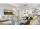 Open-concept living room featuring modern decor, comfortable seating, and stylish accents at 2020 Harbourside Dr # 454, Longboat Key, FL 34228