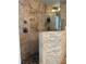 The shower showcases elegant stone and tile work at 2816 N Lockwood Meadows Blvd, Sarasota, FL 34234