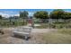 Community dog park featuring separate areas for small and large dogs, benches, and secure fencing at 415 63Rd St, Holmes Beach, FL 34217