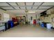 Spacious garage with ample storage, workspace, and utility features for the homeowner at 6619 Copper Ridge Trl, Bradenton, FL 34201