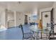 Shared outdoor balcony space with a table and chairs at 835 S Osprey Ave # 415, Sarasota, FL 34236