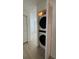 Conveniently located stackable washer and dryer, maximizing space in this efficient laundry area at 859 Audubon Dr # 859, Bradenton, FL 34209