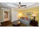 Cozy living room with a neutral color palette and stylish furnishings at 915 Seaside Dr # 613 Weeks 32-33, Sarasota, FL 34242