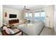 Bright living room with ocean view windows, plush seating, and stylish furnishings at 915 Seaside Dr # 613 Weeks 32-33, Sarasota, FL 34242