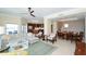 Open floor plan living area that flows into a dining space and features modern décor at 915 Seaside Dr # 613 Weeks 32-33, Sarasota, FL 34242