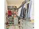 Spacious walk-in closet with custom shelving and plenty of storage space at 10015 Marbella Dr, Bradenton, FL 34211