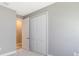 View of the closet featuring white bifold doors and neutral walls at 10054 Cross River Trl, Parrish, FL 34219