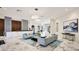 Welcoming lobby area with modern furniture, marble floors, and a stylish reception desk at 1211 Gulf Of Mexico Dr # 309, Longboat Key, FL 34228