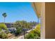 Relaxing balcony view of nearby street and buildings providing natural light to the interior at 1268 11Th St # 2402, Sarasota, FL 34236