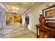 Elegant lobby with decorative columns, tiled floors, and tasteful decor, creating a welcoming entrance at 1268 11Th St # 2402, Sarasota, FL 34236