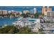 Beautiful marina view filled with boats, yachts, and luxurious waterfront condos at 1268 11Th St # 2402, Sarasota, FL 34236