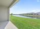 Back patio with water view at 14783 Lyla Ter, Bradenton, FL 34211