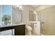 Contemporary bathroom design with a glass-enclosed shower and modern vanity at 1755 7Th St, Sarasota, FL 34236