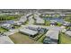 Aerial view of the community showcasing well-designed homes, scenic ponds, and perfectly planned streets at 17676 Savory Mist Cir, Bradenton, FL 34211