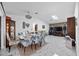 Open dining room features lots of natural light and backyard view at 19990 Midway Blvd, Port Charlotte, FL 33948