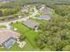 Aerial view of homes with well-manicured lawns, lush greenery, and a peaceful neighborhood at 2707 162Nd E Ave, Parrish, FL 34219