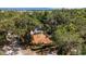 Aerial view of a community playground area surrounded by mature trees and lush landscaping at 2707 162Nd E Ave, Parrish, FL 34219