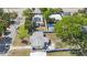 A high angle captures a well-maintained yard with perimeter fencing and proximity to the street at 3828 20Th N St, St Petersburg, FL 33714