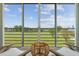 Inviting lanai with cozy seating, golf course view, and serene ambiance at 4440 Fairways Blvd # 210, Bradenton, FL 34209