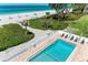 Sparkling community pool, beach access, and activities abound at this luxurious resort community at 5055 Gulf Of Mexico Dr # 422, Longboat Key, FL 34228