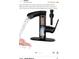 Modern matte black waterfall bathroom faucet with a filter and integrated drain stopper at 5061 Barrington Cir # 1302, Sarasota, FL 34234