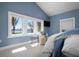 Bedroom with waterfront views at 527 Key Royale Dr, Holmes Beach, FL 34217