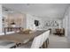 Dining room with large table and view into adjacent living space at 527 Key Royale Dr, Holmes Beach, FL 34217