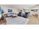 Open living space with seamless flow into the kitchen area at 5300 Ocean Blvd # 202, Sarasota, FL 34242