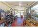Bright workshop with storage shelves, tools, and ample workspace at 5619 Bayshore Rd # 423, Palmetto, FL 34221