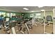 Brightly lit fitness center with a variety of exercise equipment and mirrors at 9121 Stone Harbour Loop, Bradenton, FL 34212