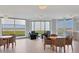 Comfortable lounge area with ocean views, cozy seating arrangements, and a relaxed atmosphere at 1000 Longboat Club Rd # 604, Longboat Key, FL 34228