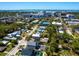 Desirable neighborhood with a mix of residential and commercial properties, lush trees, and clear waterfront views at 2159 Hawthorne St, Sarasota, FL 34239
