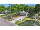 Cozy single-story home with mature trees, driveway, and green grass out front adding to its curb appeal at 218 80Th N Ave, St Petersburg, FL 33702