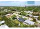Aerial view of a fenced yard, pool and proximity to Sarasota Memorial at 2242 Sunnyside Ln, Sarasota, FL 34239